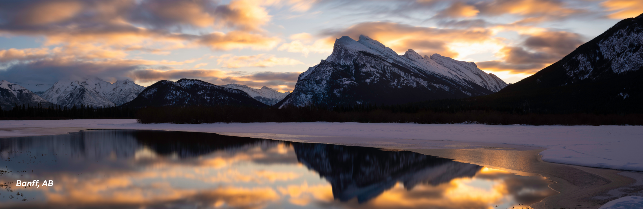 Mount Rundle overlooking Banff, Alberta